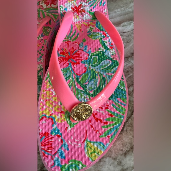 Lilly Pulitzer Pool Flip-Flop Sz 8 - Picture 15 of 16